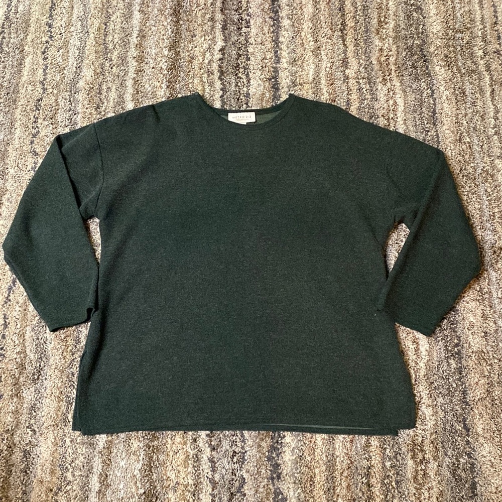 Metro 212 New York Evergreen Crewneck Sweater